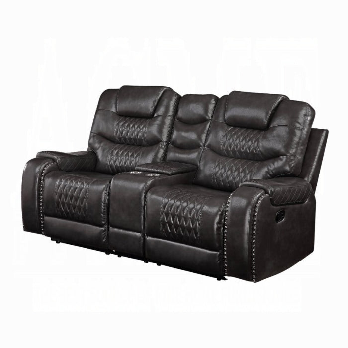 Braylon Motion Loveseat With Console - Furniture Land (Milwaukee, WI)