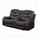Braylon Motion Loveseat With Console - Furniture Land (Milwaukee, WI)