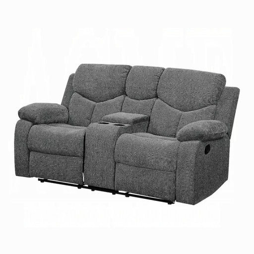 Kalen Motion Loveseat With Console - Furniture Land (Milwaukee, WI)