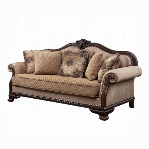 Chateau De Ville Sofa With 5 Pillows - Furniture Land (Milwaukee, WI)