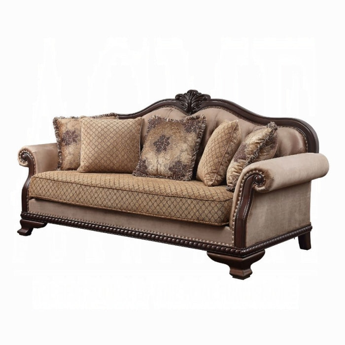 Chateau De Ville Sofa With 5 Pillows - Furniture Land (Milwaukee, WI)