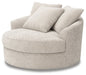 Cuddle Plush Oversized Swivel Accent Chair - Furniture Land (Milwaukee, WI)