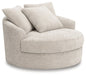 Cuddle Plush Oversized Swivel Accent Chair - Furniture Land (Milwaukee, WI)