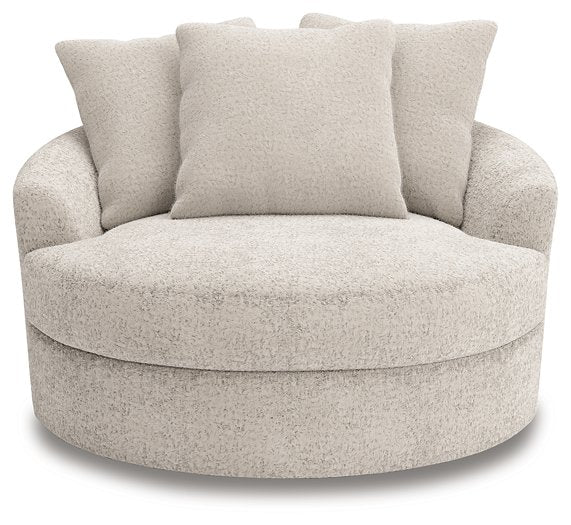 Cuddle Plush Oversized Swivel Accent Chair - Furniture Land (Milwaukee, WI)