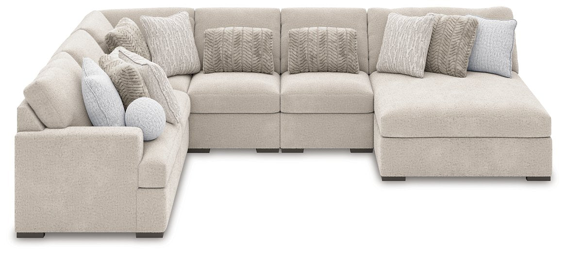 Cuddle Plush Sectional with Chaise - Furniture Land (Milwaukee, WI)