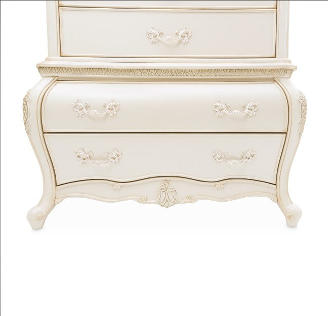 AICO Lavelle 6-Drawer Chest in Classic Pearl - Furniture Land (Milwaukee, WI)