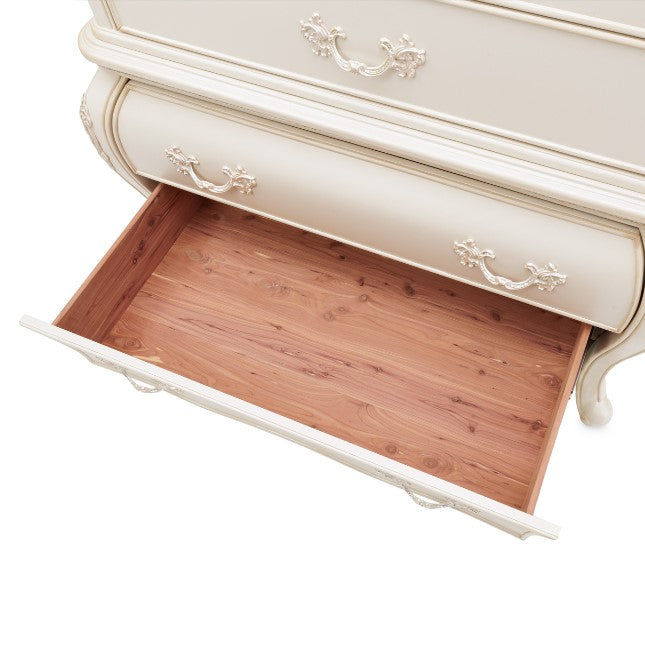 AICO Lavelle 6-Drawer Chest in Classic Pearl - Furniture Land (Milwaukee, WI)