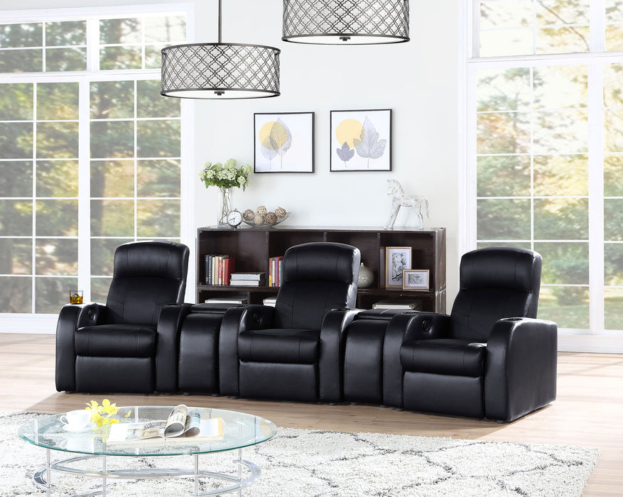 Cyrus Upholstered Home Theater Seating - Furniture Land (Milwaukee, WI)
