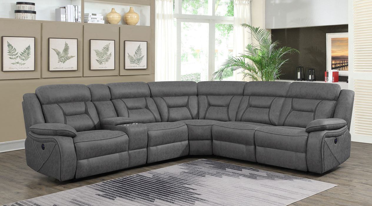 Higgins Reclining Sectionals - Furniture Land (Milwaukee, WI)