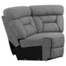 Higgins Upholstered Wedge Grey - Furniture Land (Milwaukee, WI)