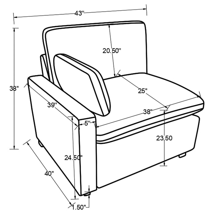 Collins Power Recliner Sectionals - Furniture Land (Milwaukee, WI)