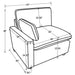 Collins Power Recliner Sectionals - Furniture Land (Milwaukee, WI)