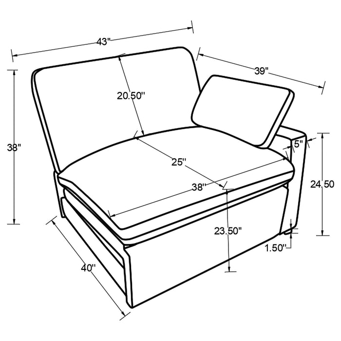 Collins Power Recliner Sectionals - Furniture Land (Milwaukee, WI)