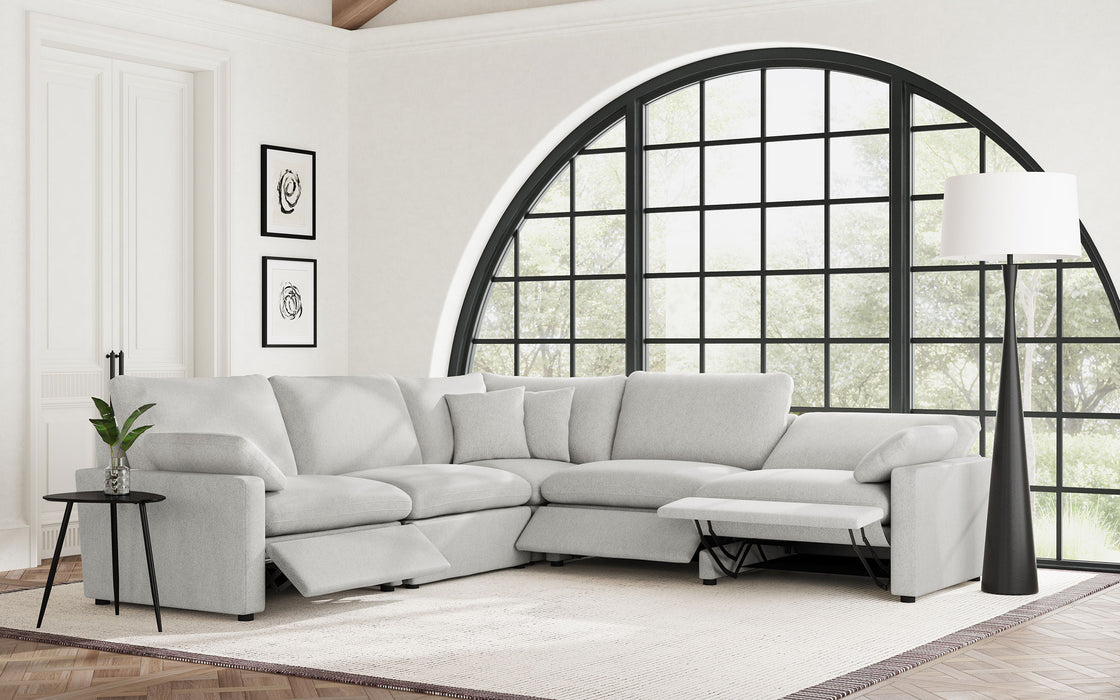 Collins Sectionals White - Furniture Land (Milwaukee, WI)