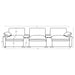 Collins Non Recling Sectionals - Furniture Land (Milwaukee, WI)