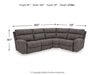 Next-Gen DuraPella Power Reclining Sectional - Furniture Land (Milwaukee, WI)