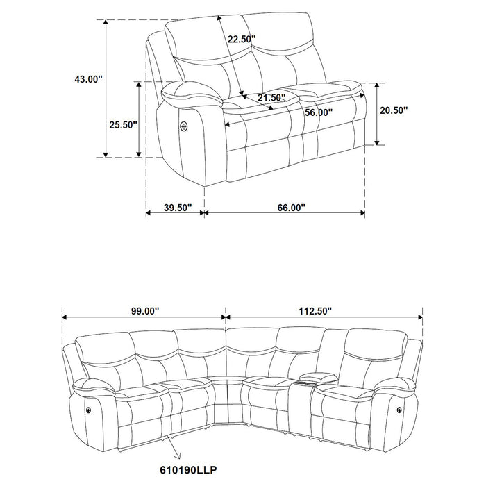 Sycamore Reclining Sectionals - Furniture Land (Milwaukee, WI)