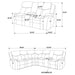 Sycamore Reclining Sectionals - Furniture Land (Milwaukee, WI)