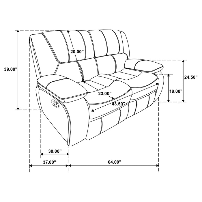Camila Reclining Sets - Furniture Land (Milwaukee, WI)