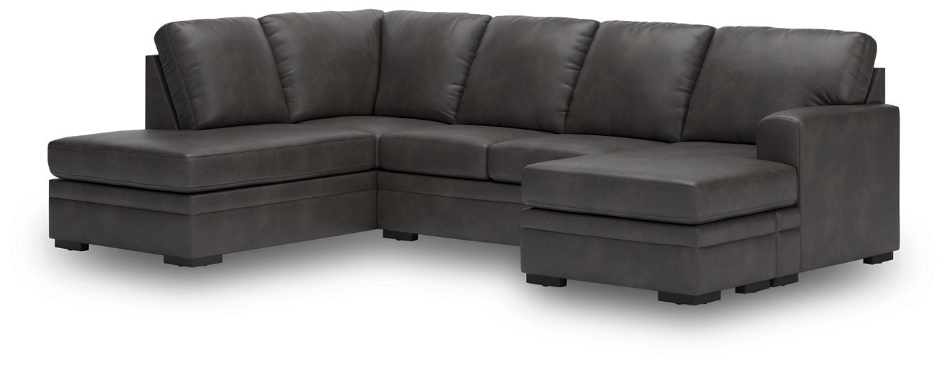 Lofton-Pike Sectional with Chaise - Furniture Land (Milwaukee, WI)