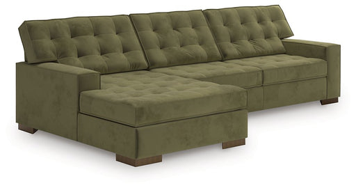 Caspian-Town Sectional with Chaise - Furniture Land (Milwaukee, WI)