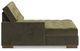 Caspian-Town Sectional with Chaise - Furniture Land (Milwaukee, WI)