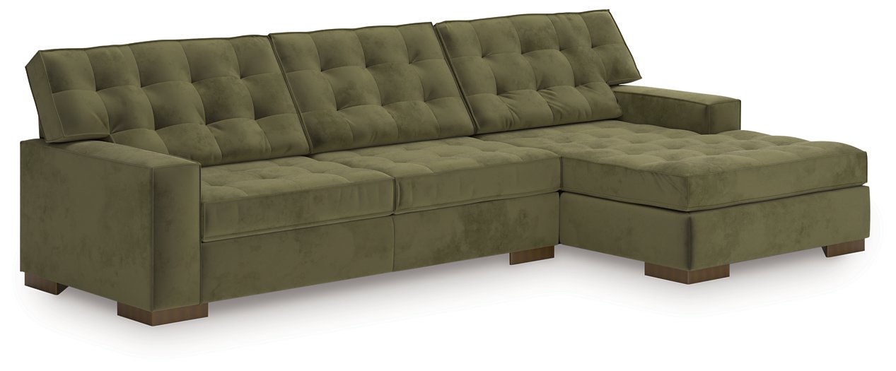 Caspian-Town Sectional with Chaise - Furniture Land (Milwaukee, WI)