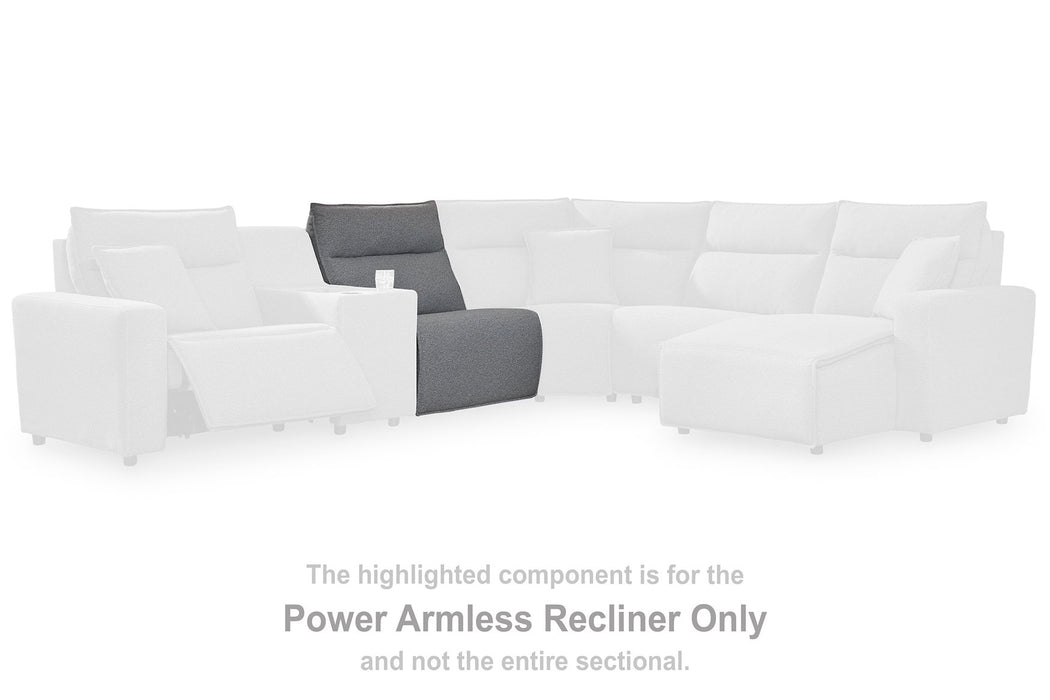 Modmax Power Reclining Sectional with Chaise - Furniture Land (Milwaukee, WI)