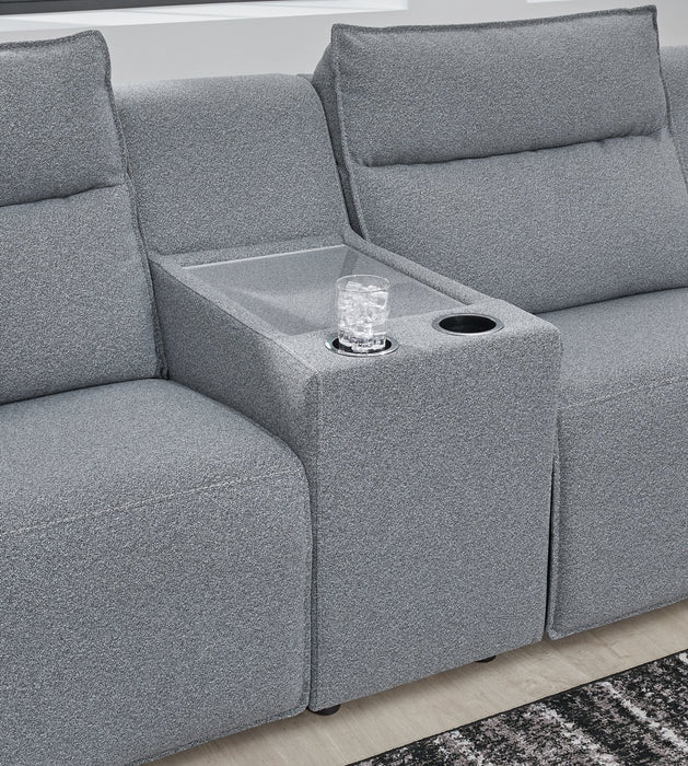 Modmax Power Reclining Sectional with Chaise - Furniture Land (Milwaukee, WI)