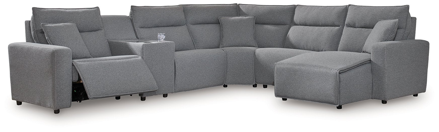 Modmax Power Reclining Sectional with Chaise - Furniture Land (Milwaukee, WI)