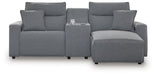 Modmax Power Reclining Sectional with Chaise - Furniture Land (Milwaukee, WI)