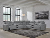 Modmax Power Reclining Sectional with Chaise - Furniture Land (Milwaukee, WI)