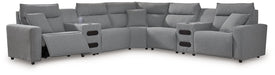 Modmax Power Reclining Sectional with Chaise - Furniture Land (Milwaukee, WI)