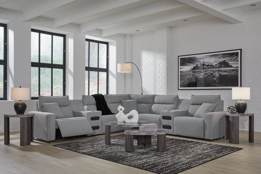 Modmax Power Reclining Sectional with Chaise - Furniture Land (Milwaukee, WI)