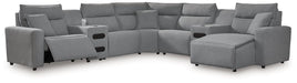 Modmax Power Reclining Sectional with Chaise - Furniture Land (Milwaukee, WI)