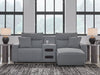Modmax Power Reclining Sectional with Chaise - Furniture Land (Milwaukee, WI)