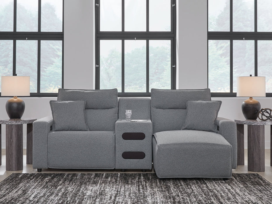 Modmax Power Reclining Sectional with Chaise - Furniture Land (Milwaukee, WI)
