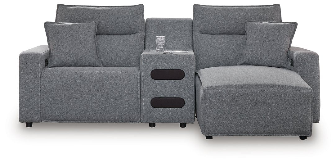 Modmax Power Reclining Sectional with Chaise - Furniture Land (Milwaukee, WI)