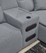 Modmax Power Reclining Sectional with Chaise - Furniture Land (Milwaukee, WI)
