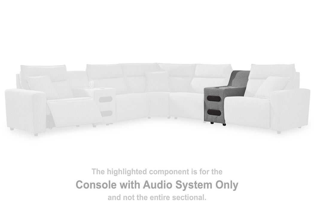 Modmax Reclining Sectional with Audio Consoles - Furniture Land (Milwaukee, WI)