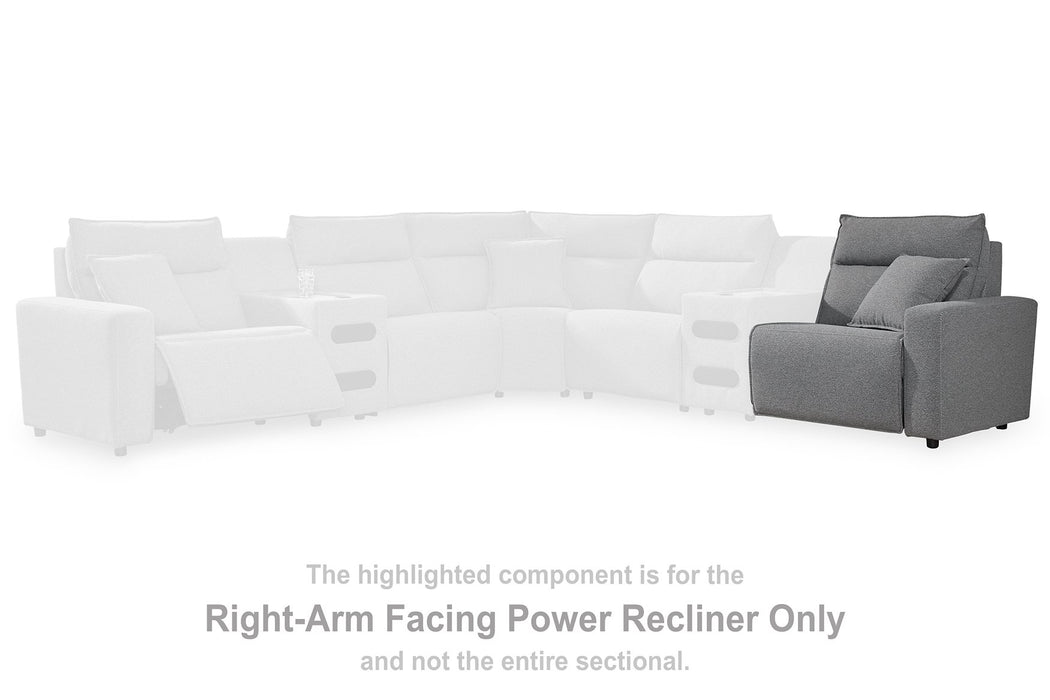 Modmax Reclining Sectional with Audio Consoles - Furniture Land (Milwaukee, WI)