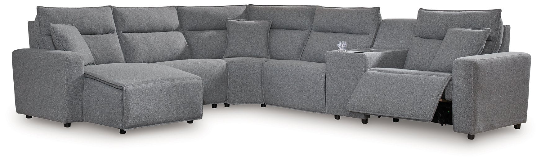 Modmax Power Reclining Sectional with Chaise - Furniture Land (Milwaukee, WI)