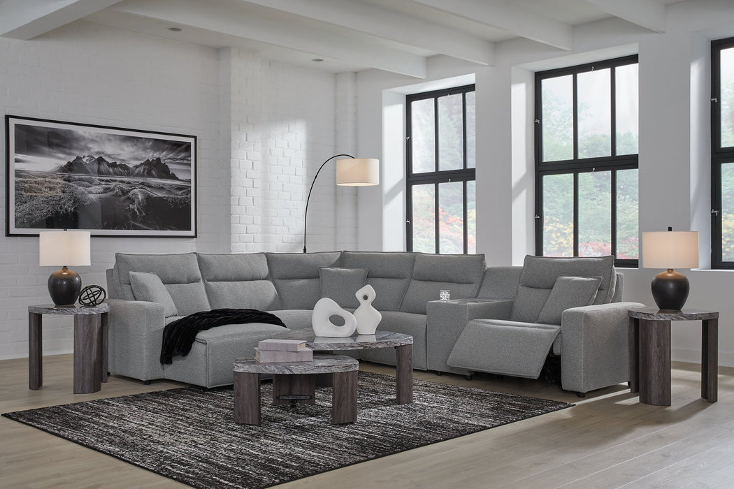 Modmax Power Reclining Sectional with Chaise - Furniture Land (Milwaukee, WI)