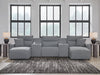 Modmax Power Reclining Sectional with Chaise - Furniture Land (Milwaukee, WI)