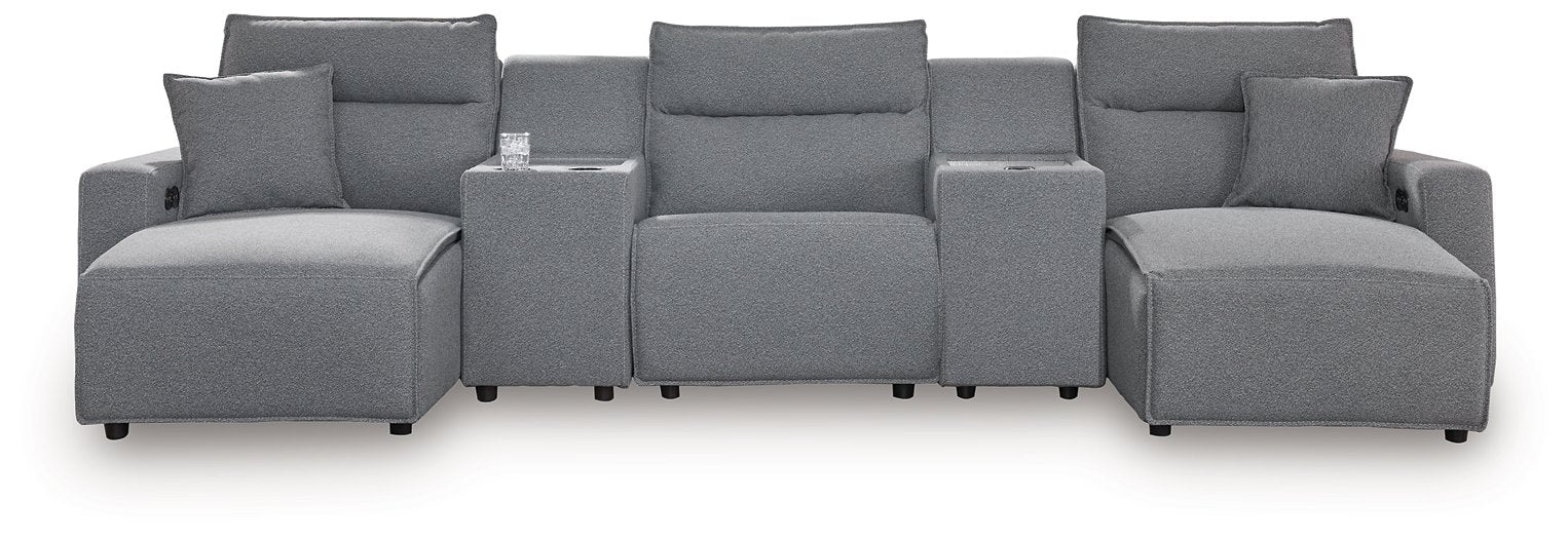 Modmax Power Reclining Sectional with Chaise - Furniture Land (Milwaukee, WI)