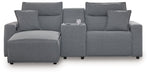 Modmax Power Reclining Sectional with Chaise - Furniture Land (Milwaukee, WI)