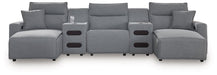 Modmax Power Reclining Sectional with Chaise - Furniture Land (Milwaukee, WI)