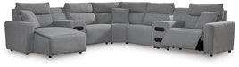 Modmax Power Reclining Sectional with Chaise - Furniture Land (Milwaukee, WI)