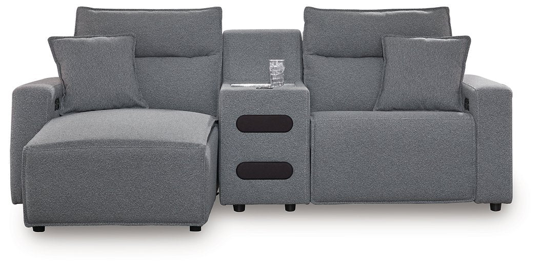 Modmax Power Reclining Sectional with Chaise - Furniture Land (Milwaukee, WI)