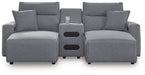 Modmax Power Reclining Sectional with Chaise - Furniture Land (Milwaukee, WI)